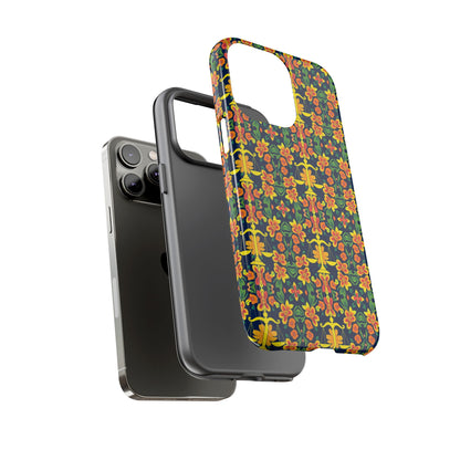 Tough Cases, Libra, Zodiac v3, Flower Pattern