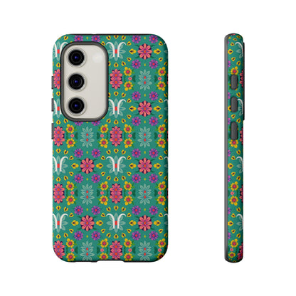 Tough Cases, Aquarius, Zodiac v4, Flower Pattern