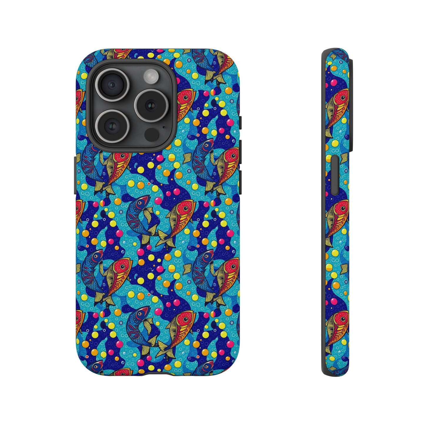 Tough Cases, Pisces, Zodiac v2, Bubble Pattern