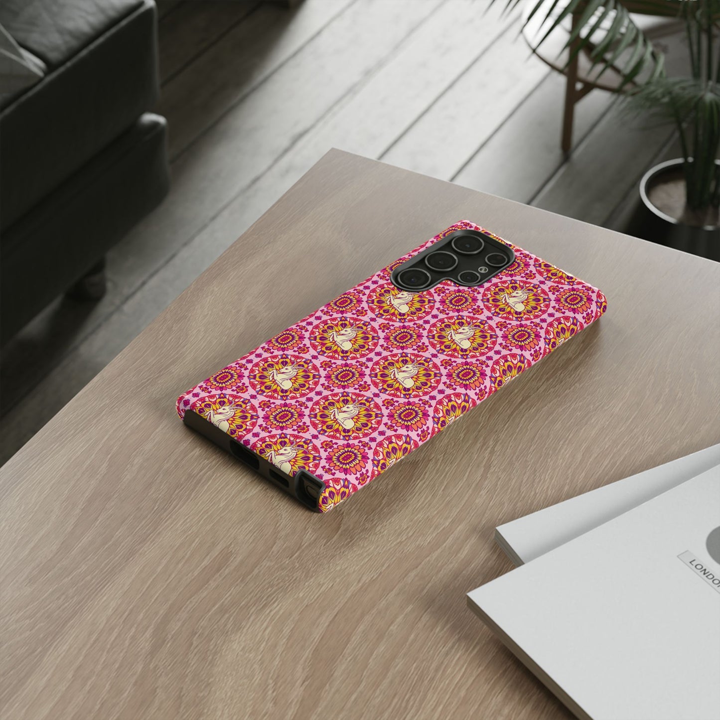 Tough Cases, Capricorn, Zodiac v4, Flower Pattern