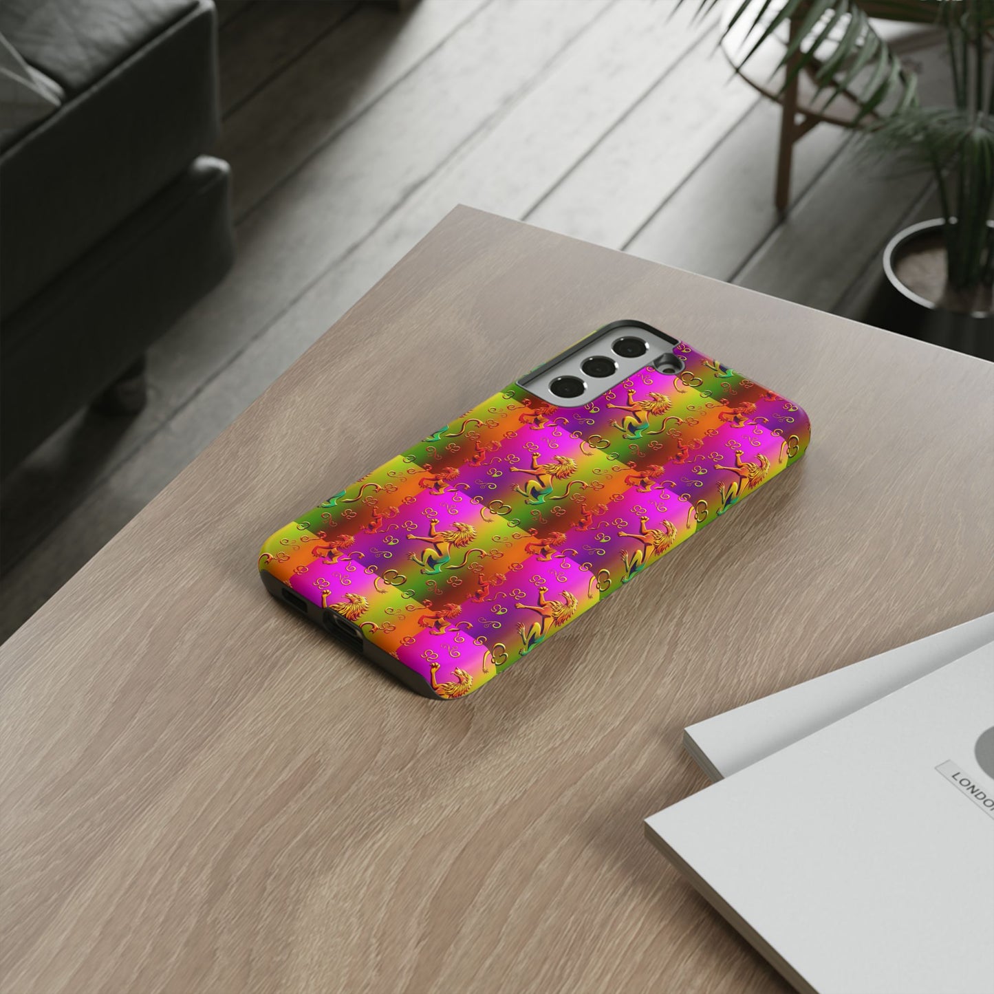 Tough Cases, Leo, Zodiac v1, Metal Pattern