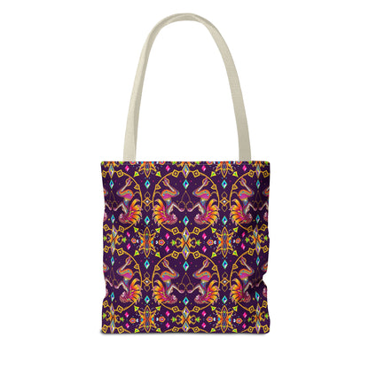 Tote Bag (AOP), Gemini, Zodiac, Jewel Pattern