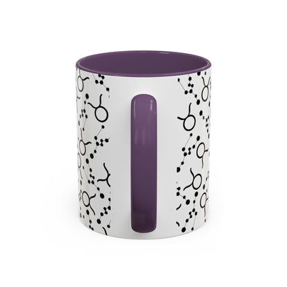 Accent Coffee Mug with the Taurus Zodiac sign (11, 15oz)