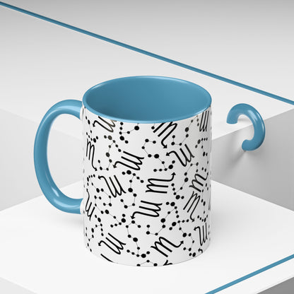 Accent Coffee Mug with the Scorpio sign (11, 15oz)