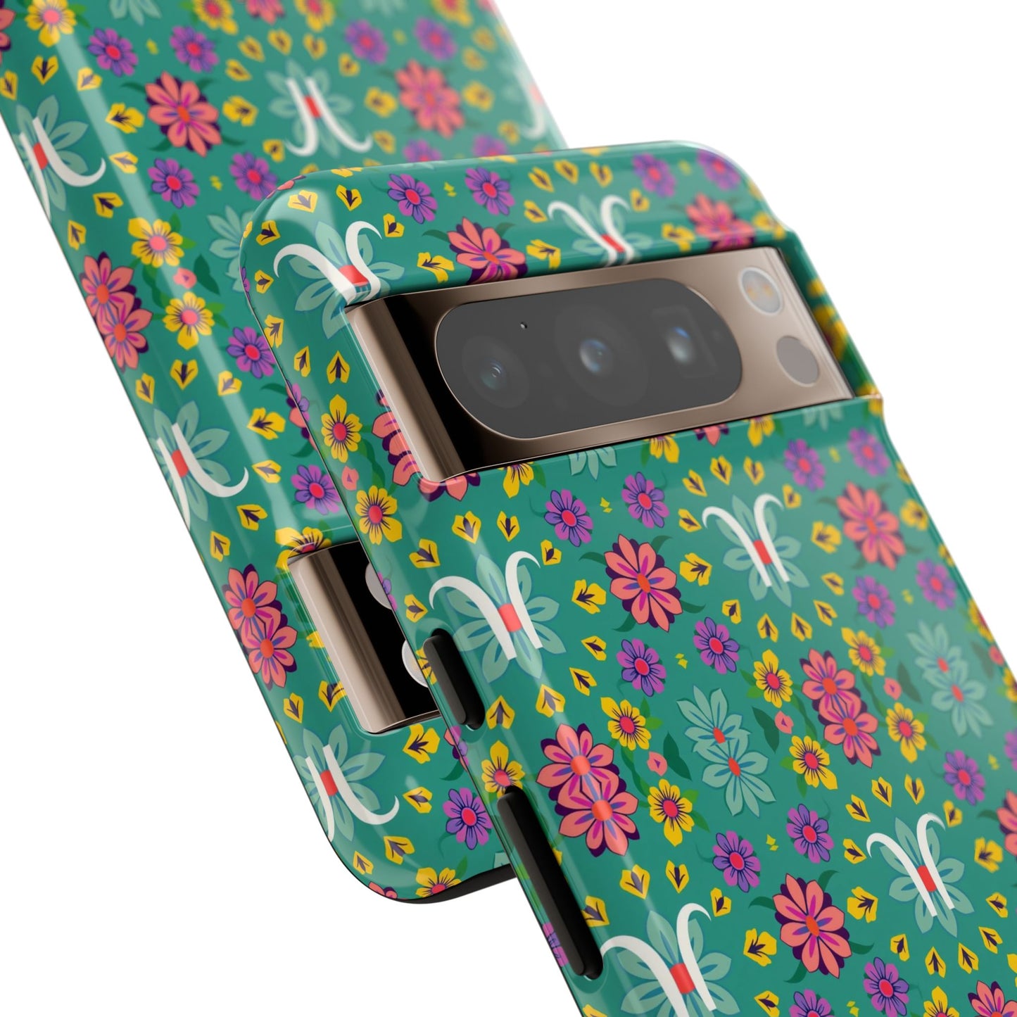 Tough Cases, Aquarius, Zodiac v4, Flower Pattern
