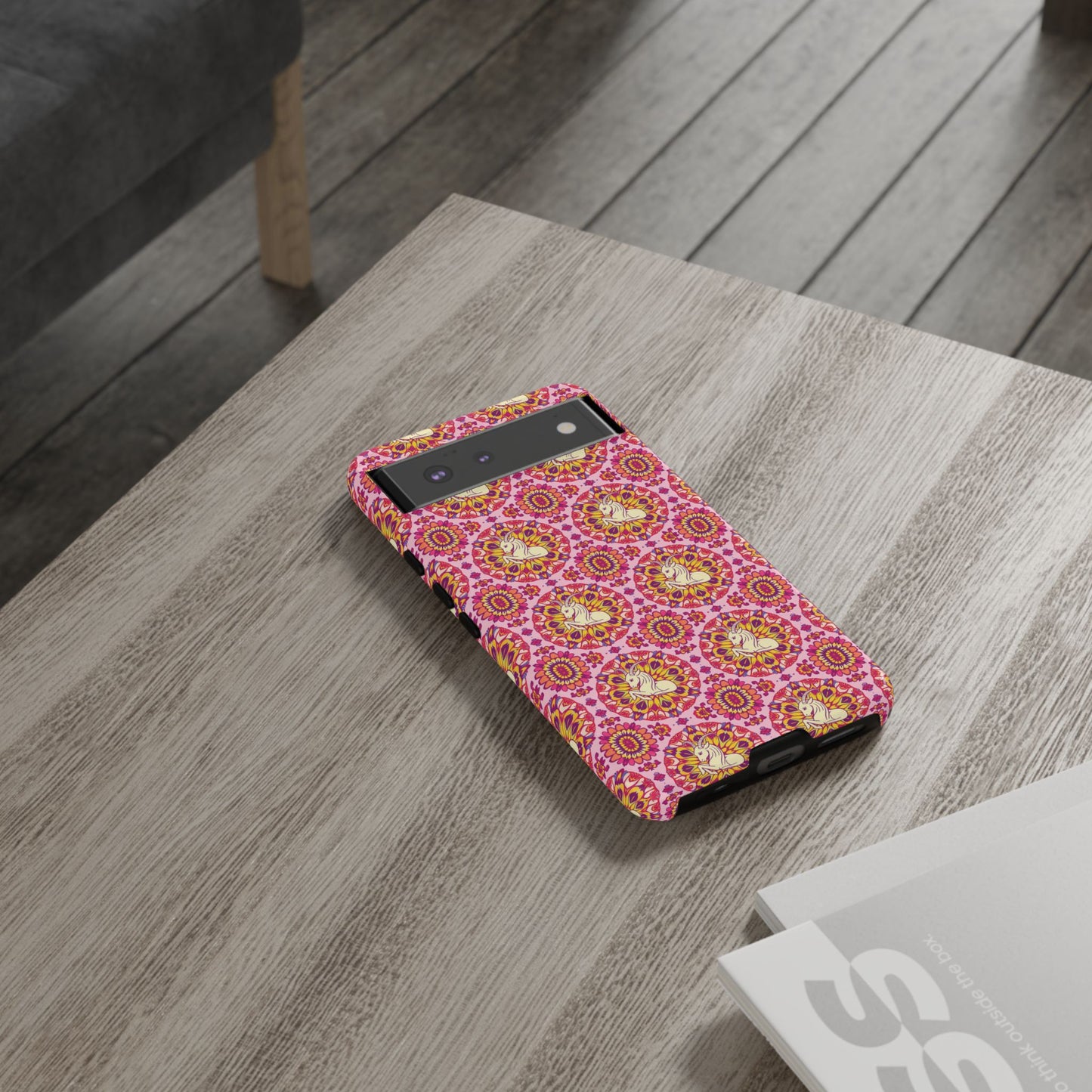 Tough Cases, Capricorn, Zodiac v4, Flower Pattern