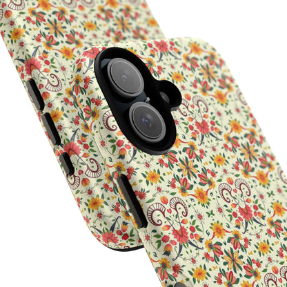 Tough Cases, Aries, Zodiac, Flower Pattern