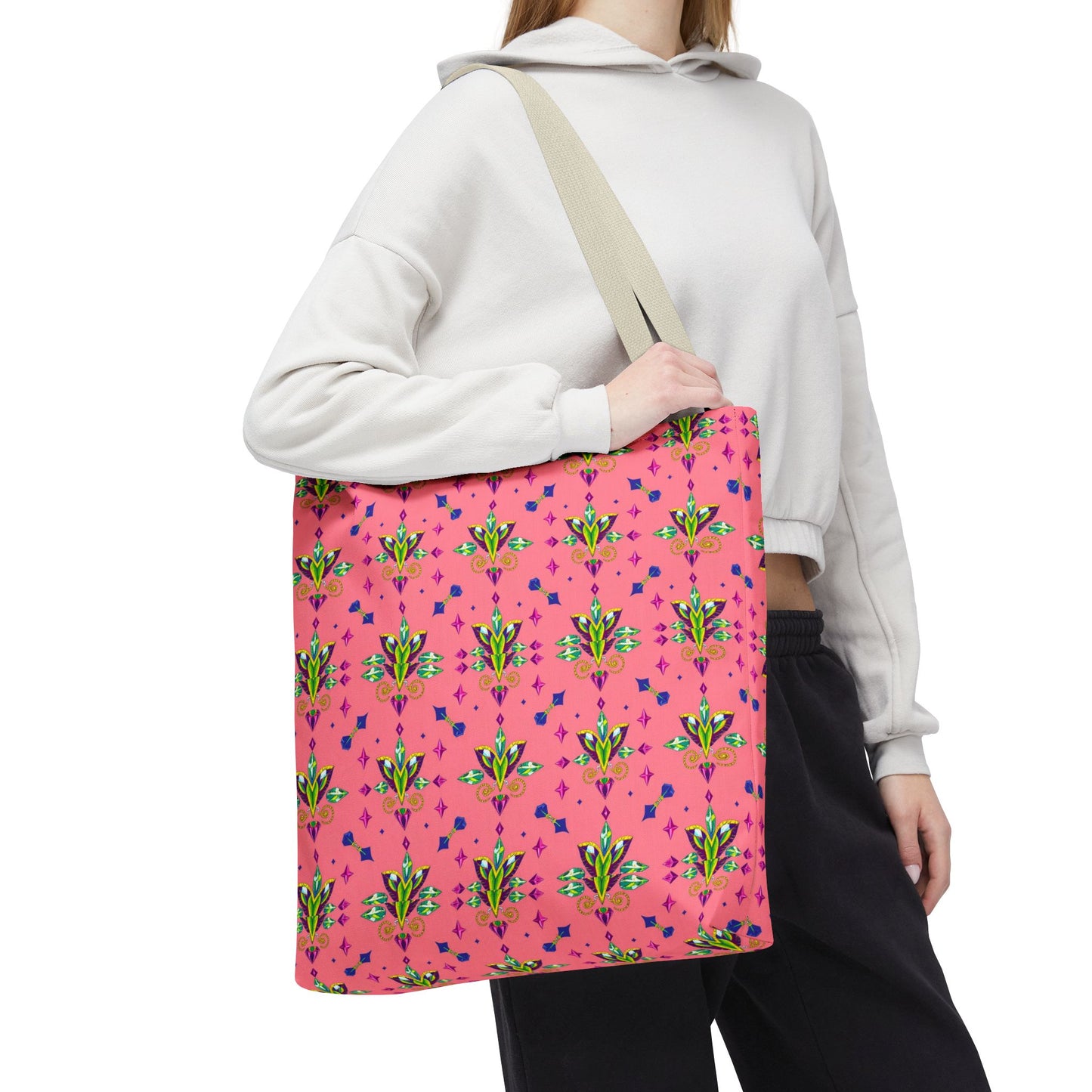 Tote Bag (AOP), Aquarius, Zodiac, Jewel Pattern