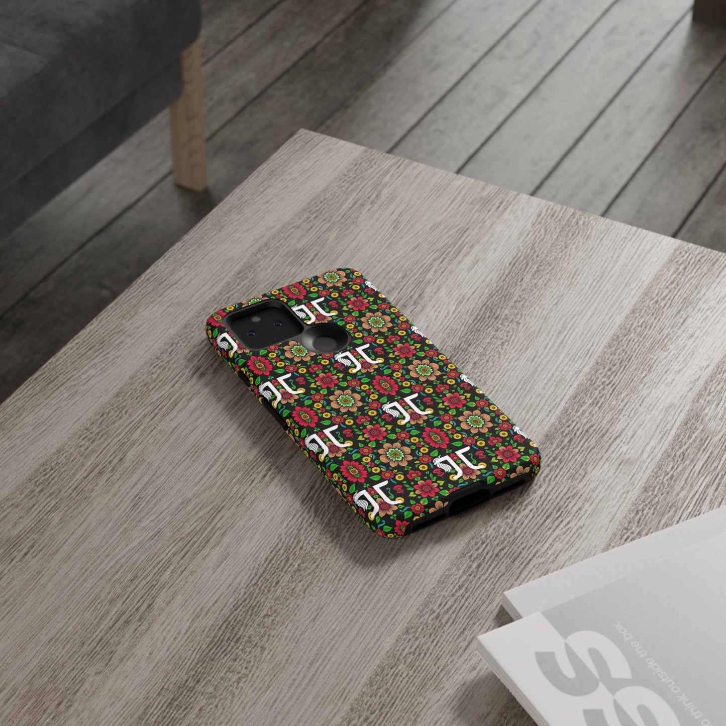 Tough Cases, Gemini, Zodiac v4, Flower Pattern