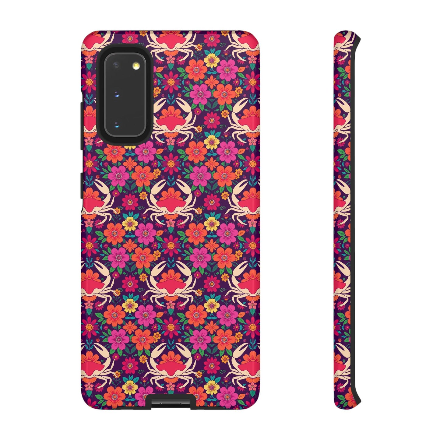 Tough Cases, Cancer, Zodiac v1, Flower Pattern