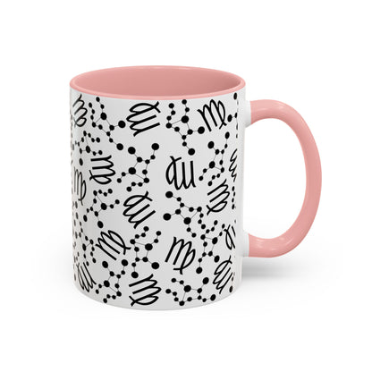 Accent Coffee Mug with the Virgo sign (11, 15oz)
