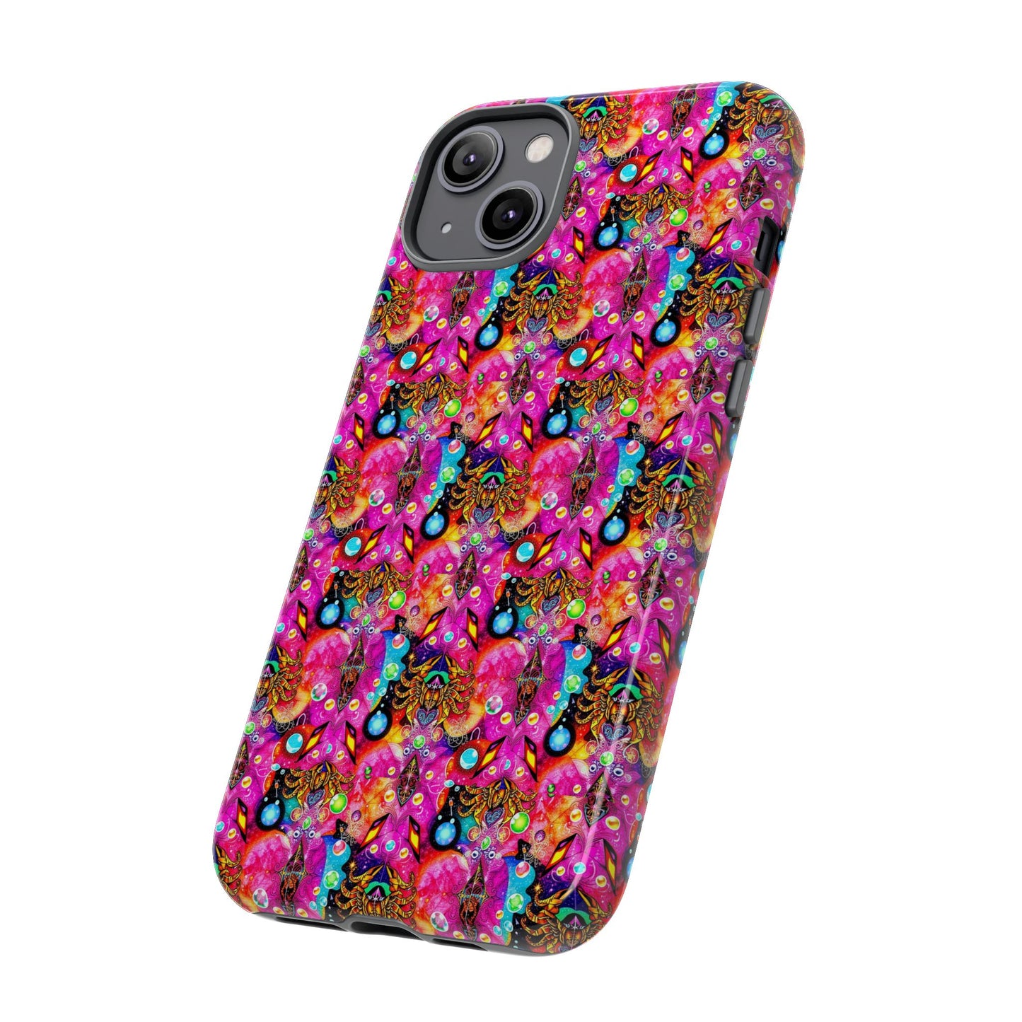 Tough Cases, Scorpio, Zodiac v1, Bubble Pattern