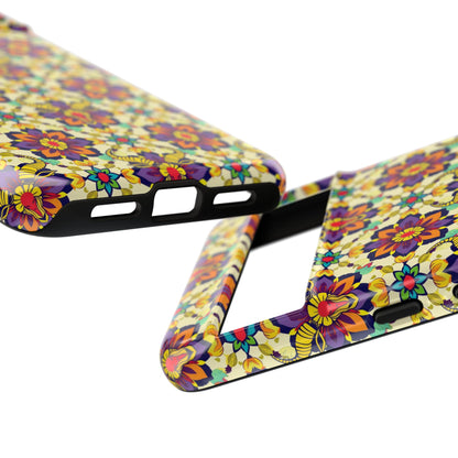 Tough Cases, Taurus, Zodiac v1, Flower Pattern