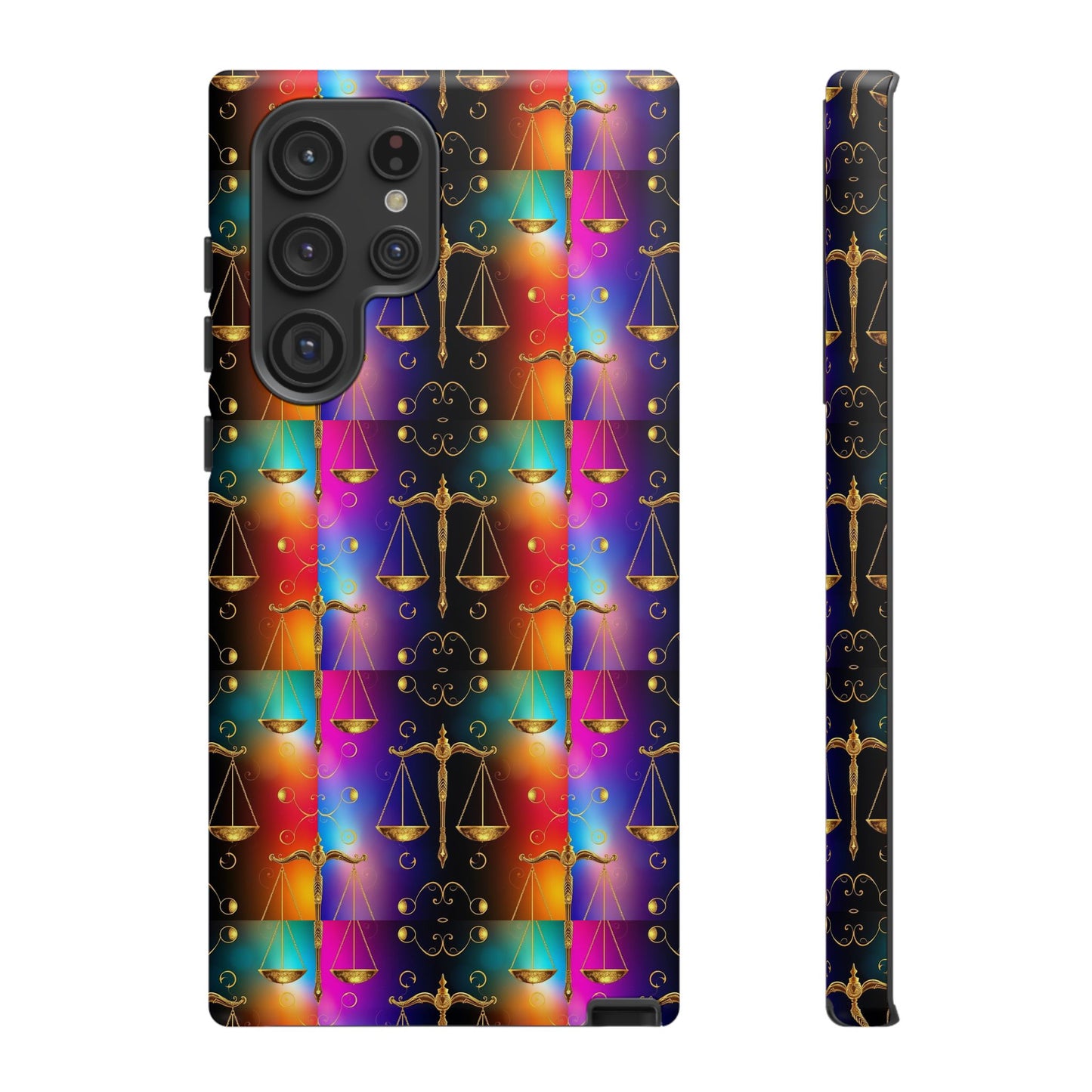 Tough Cases, Libra, Zodiac v1, Metal Pattern