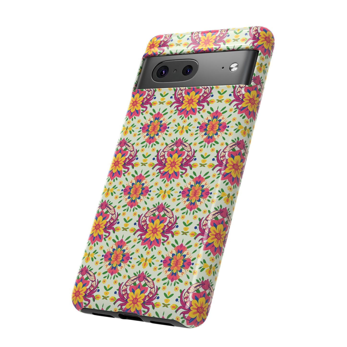 Tough Cases, Cancer, Zodiac v3, Flower Pattern
