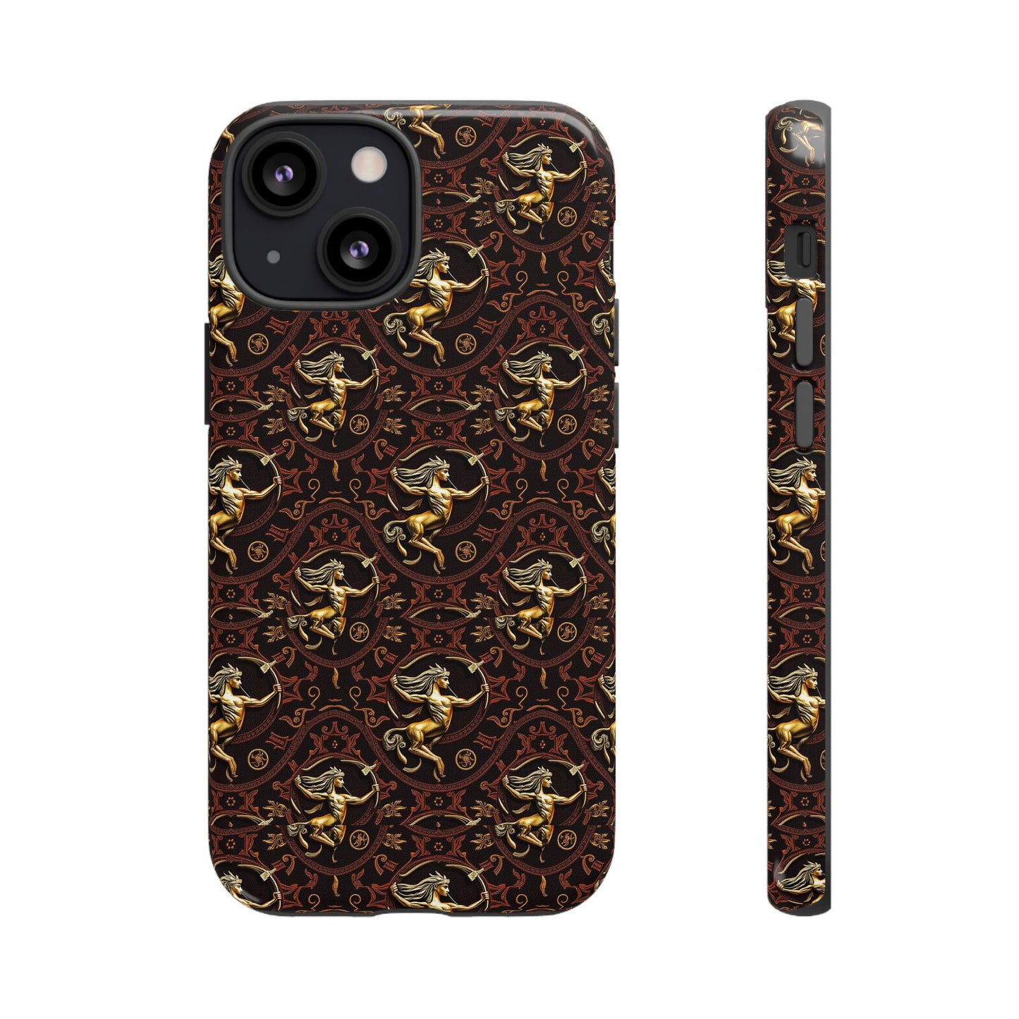 Tough Cases, Sagittarius, Zodiac, Metal Pattern