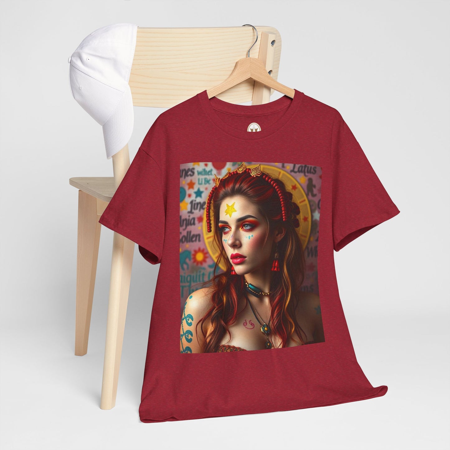 Unisex Heavy Cotton T-Shirt, Sagittarius, Zodiac, Sexy Art
