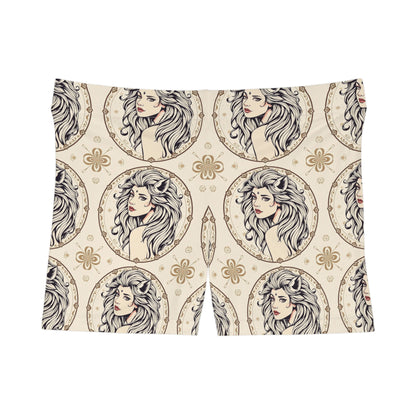 Women's Shorts, (AOP), Leo, Zodiac v4, Sexy Pattern