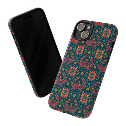 Tough Cases, Cancer, Zodiac v4, Flower Pattern