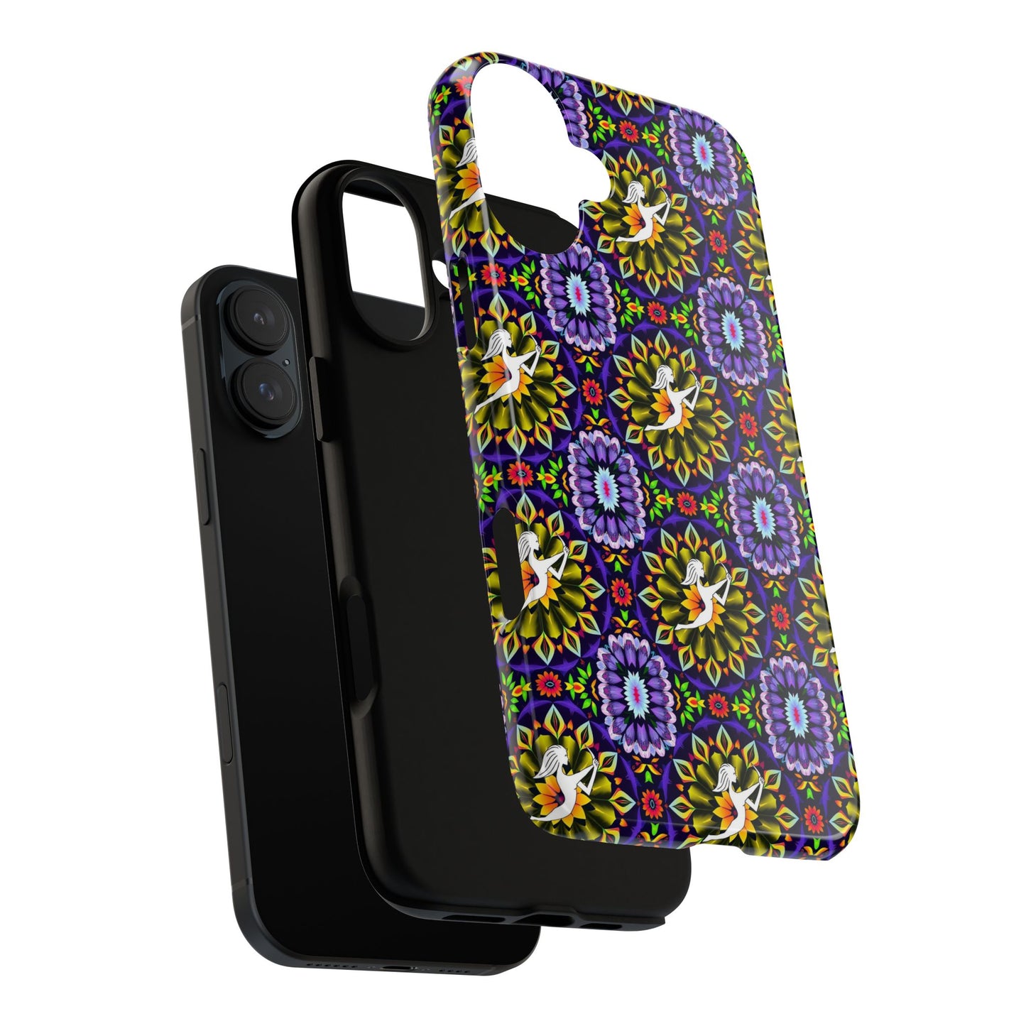 Tough Cases, Sagittarius, Zodiac v1, Flower Pattern
