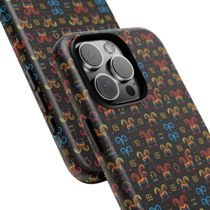 Tough Cases, Aries, Zodiac v1, Metal Pattern