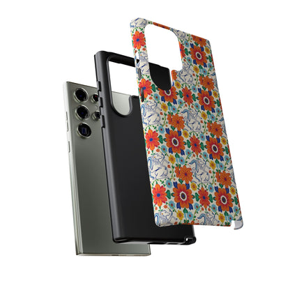 Tough Cases, Virgo, Zodiac v4, Flower Pattern