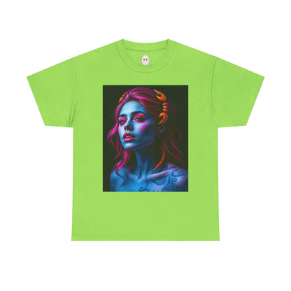 Unisex Heavy Cotton T-Shirt, Scorpio, Zodiac, Sexy Art