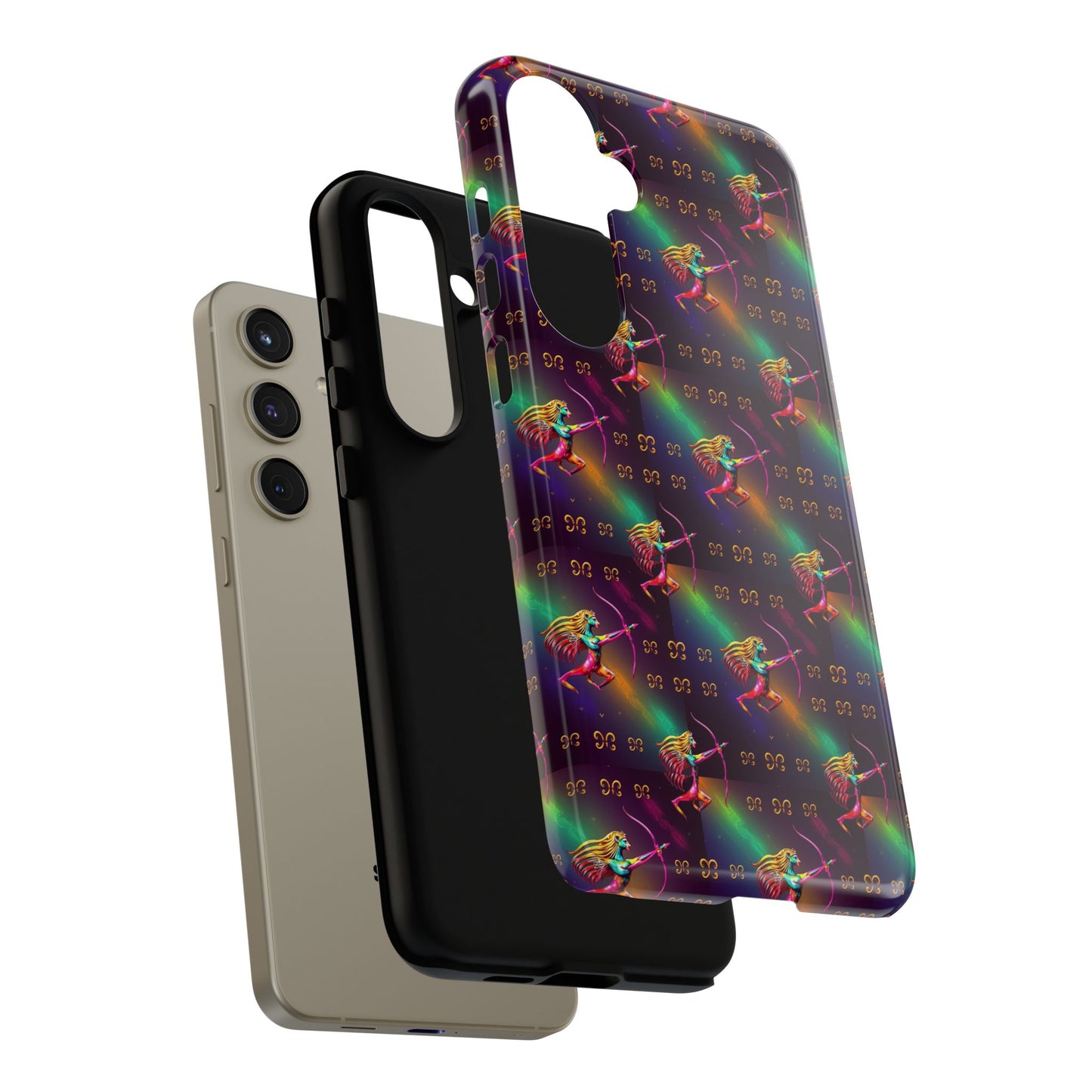 Tough Cases, Sagittarius, Zodiac v1, Metal Pattern