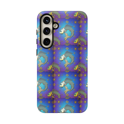 Tough Cases, Pisces, Zodiac v2, Metal Pattern