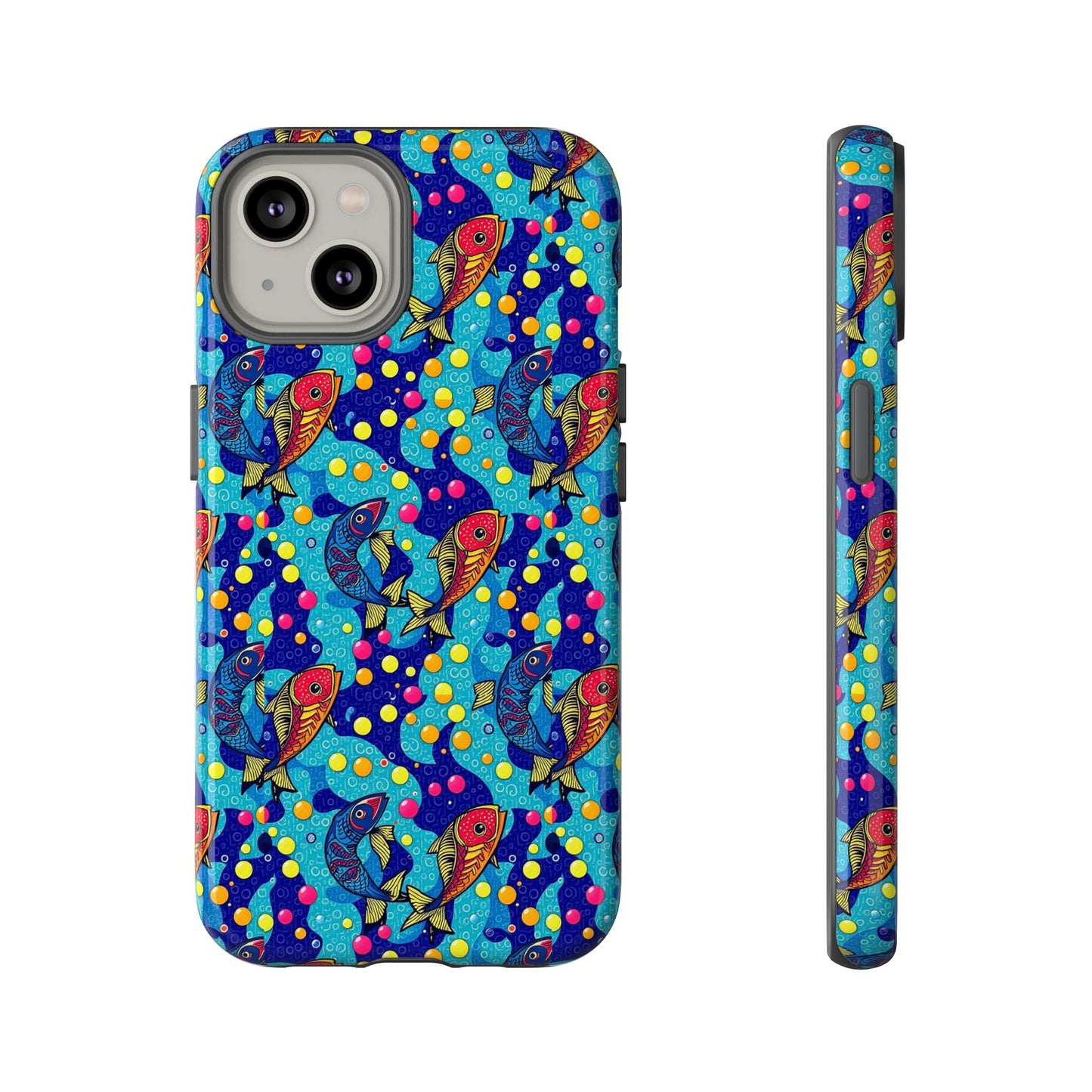 Tough Cases, Pisces, Zodiac v2, Bubble Pattern