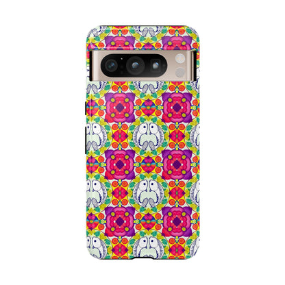 Tough Cases, Pisces, Zodiac v2, Flower Pattern