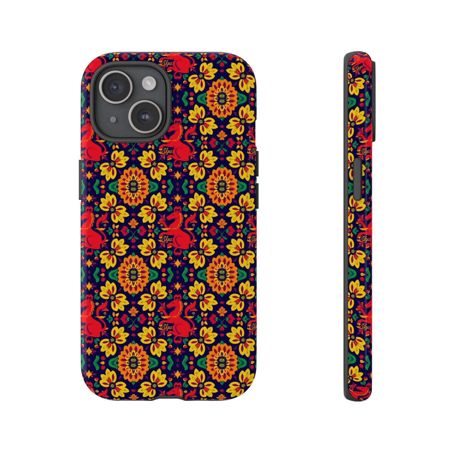 Tough Cases, Virgo, Zodiac v2, Flower Pattern