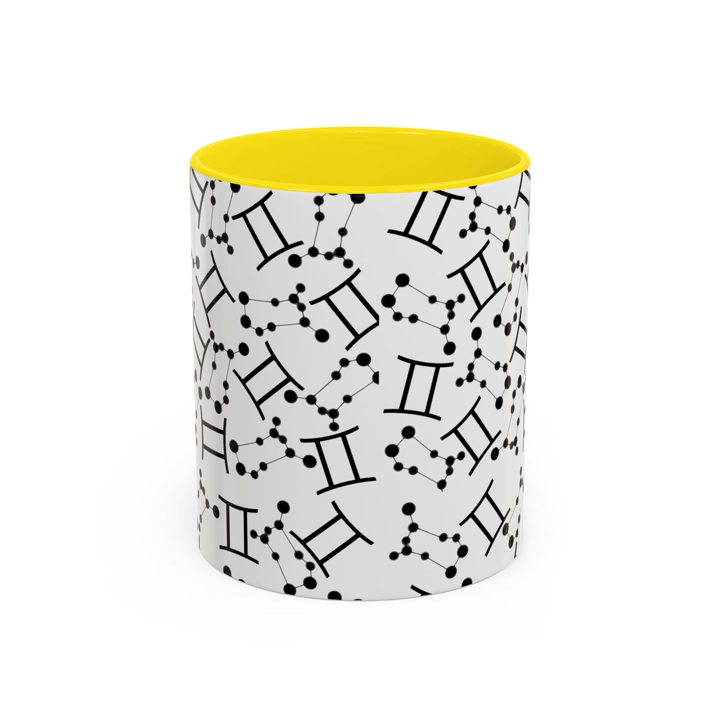 Accent Coffee Mug with the Gemini sign (11, 15oz)