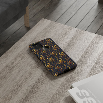 Tough Cases, Scorpio, Zodiac, Metal Pattern