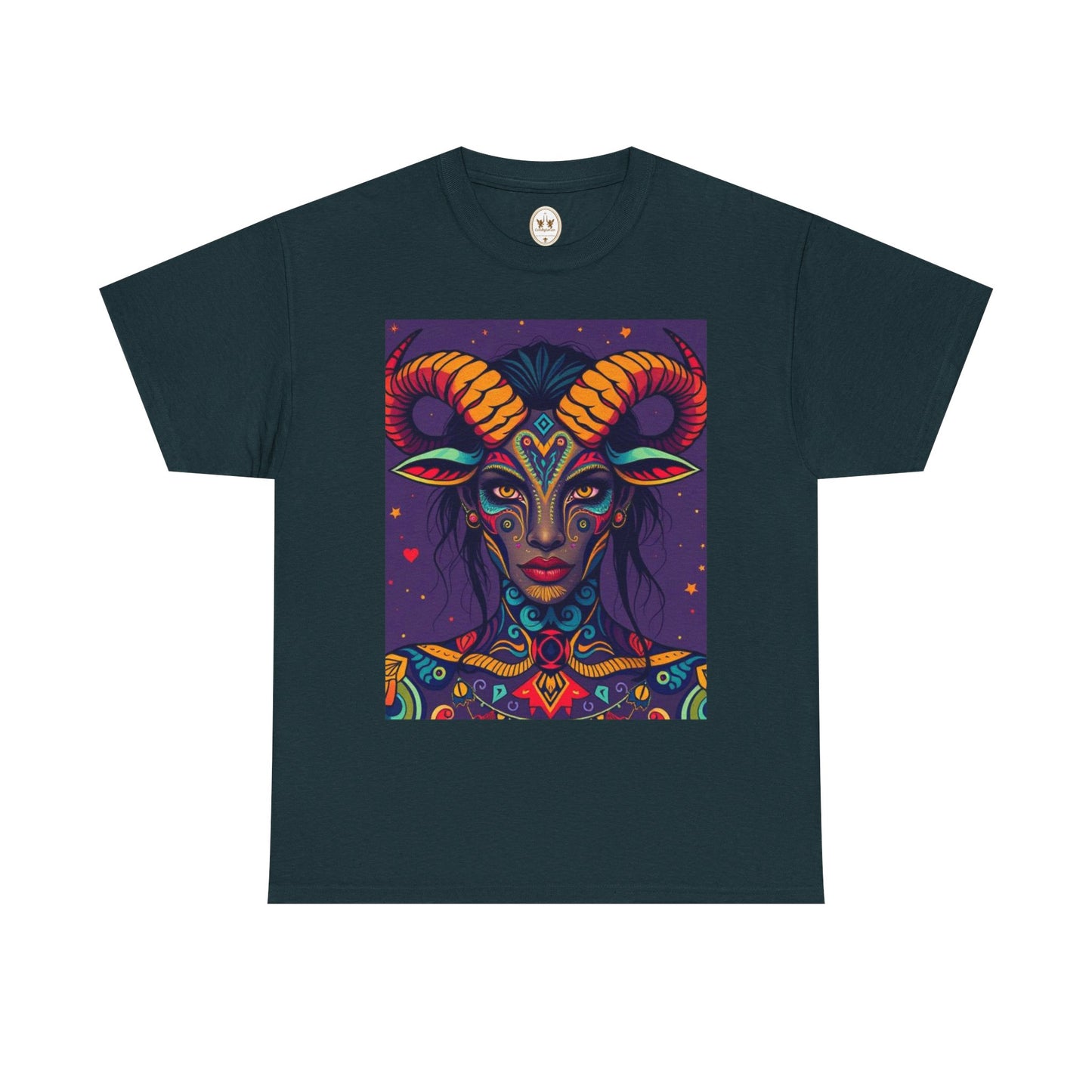 Unisex Heavy Cotton T-Shirt, Taurus, Zodiac v3, Sexy Art