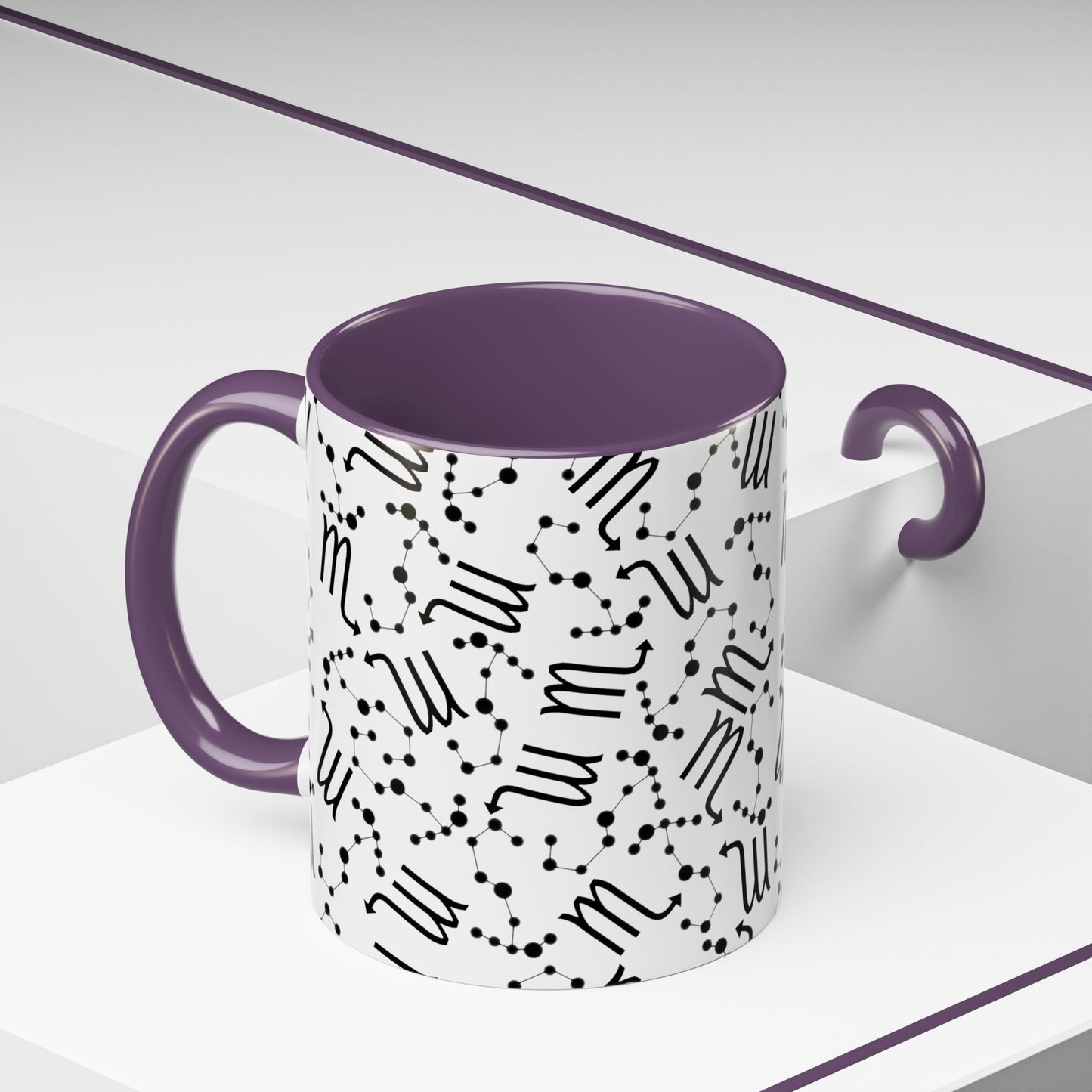 Accent Coffee Mug with the Scorpio sign (11, 15oz)