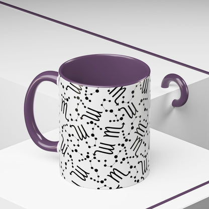 Accent Coffee Mug with the Scorpio sign (11, 15oz)