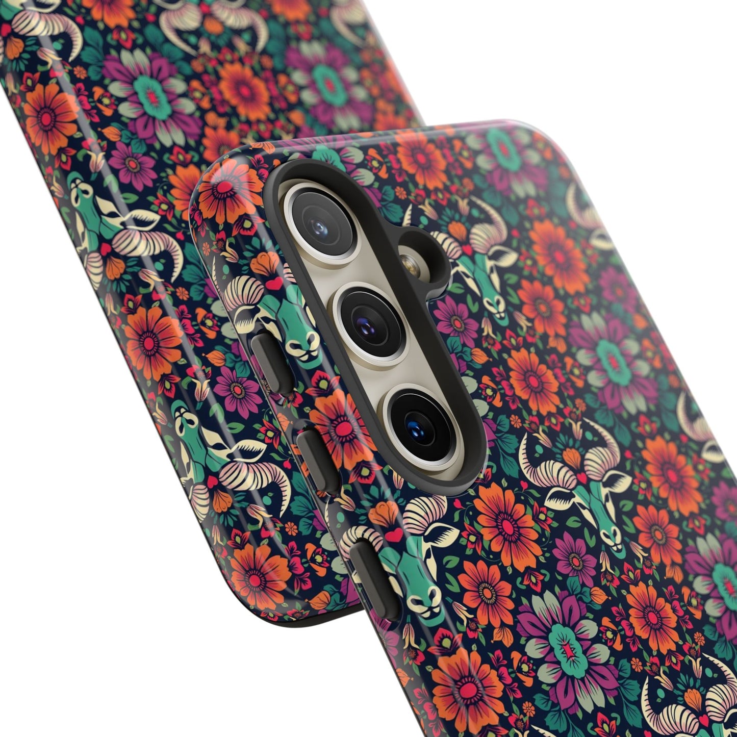 Tough Cases, Taurus, Zodiac v4, Flower Pattern