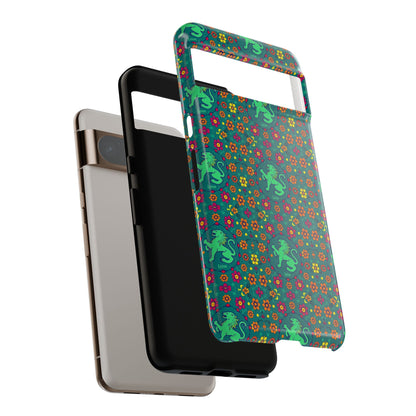 Tough Cases, Leo, Zodiac v3, Flower Pattern