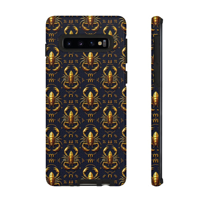 Tough Cases, Scorpio, Zodiac, Metal Pattern