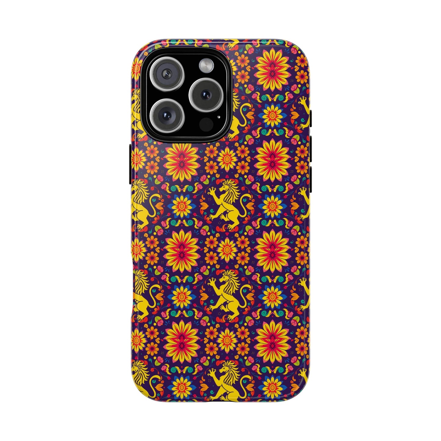 Tough Cases, Leo, Zodiac, Flower Pattern