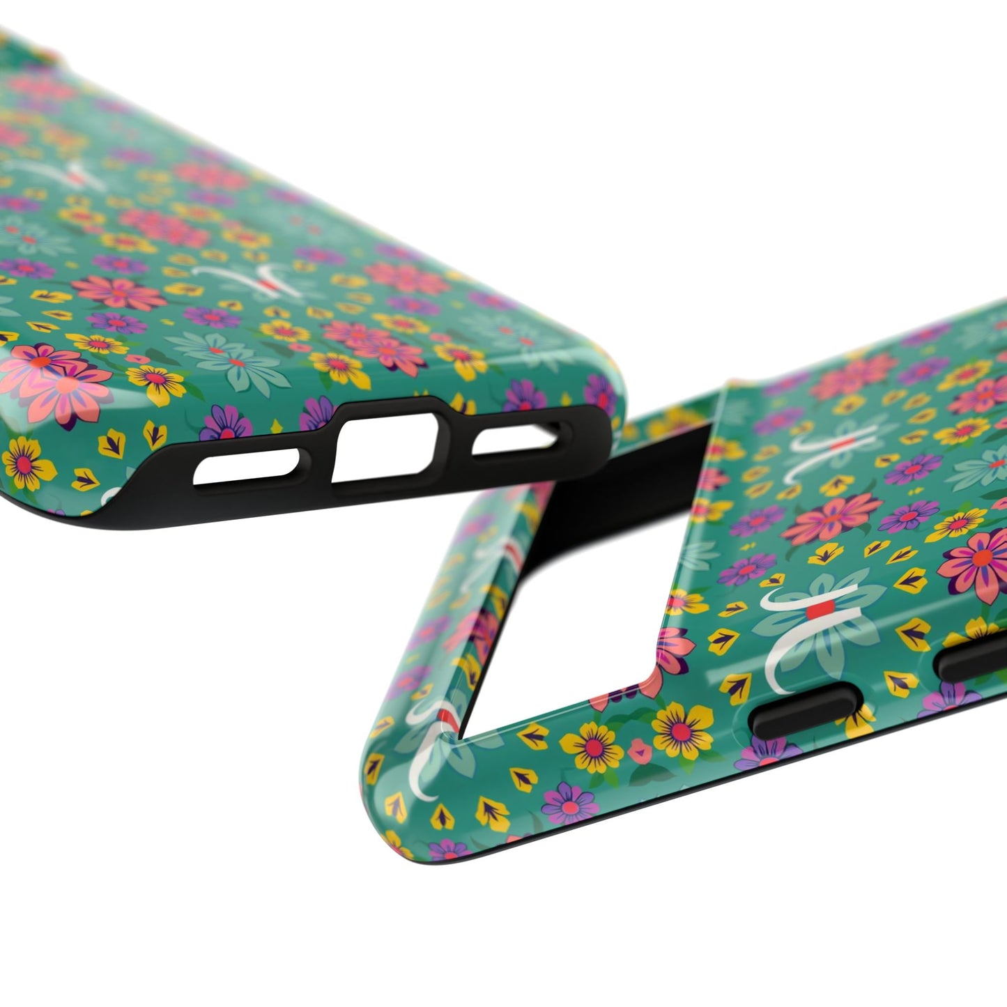 Tough Cases, Aquarius, Zodiac v4, Flower Pattern