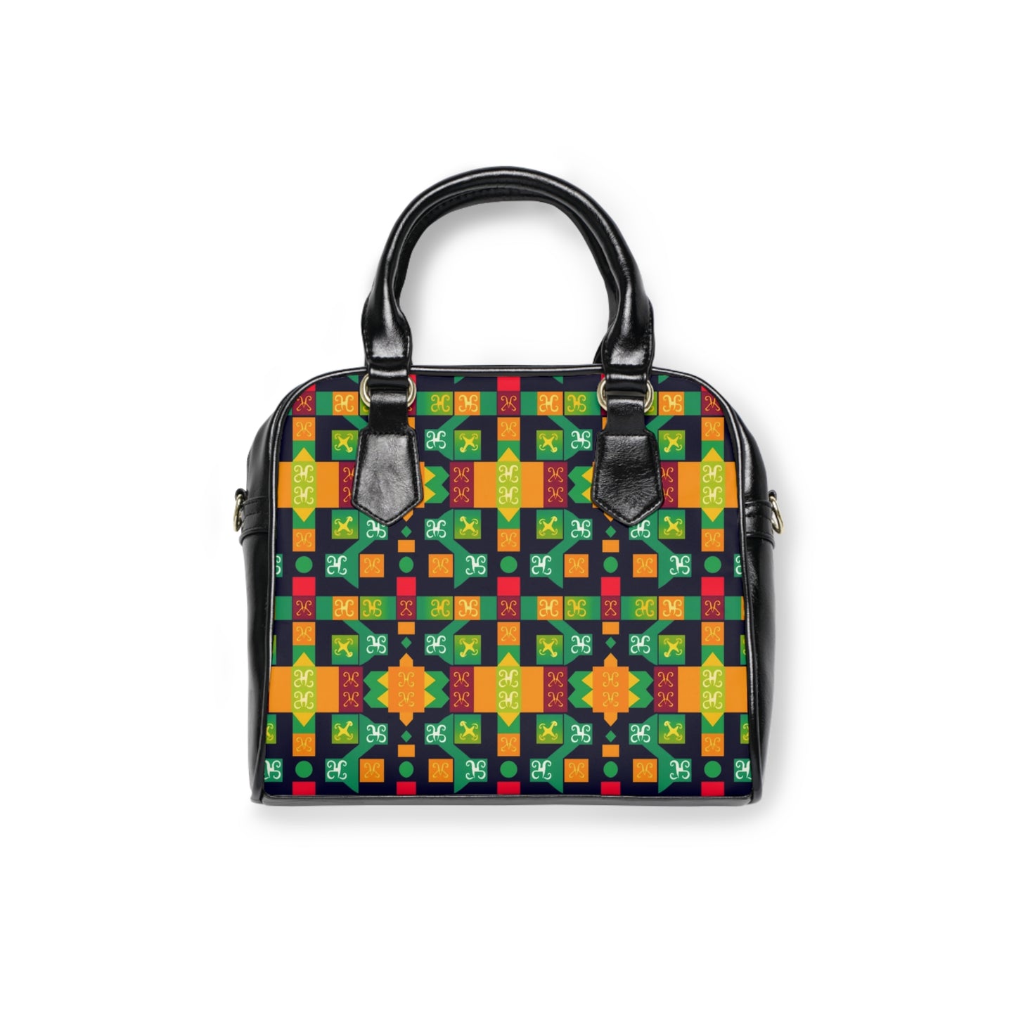 Shoulder Handbag, Virgo, Zodiac v3, Shapes Pattern