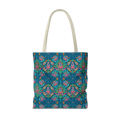 Tote Bag (AOP), Taurus, Zodiac v1, Jewel Pattern