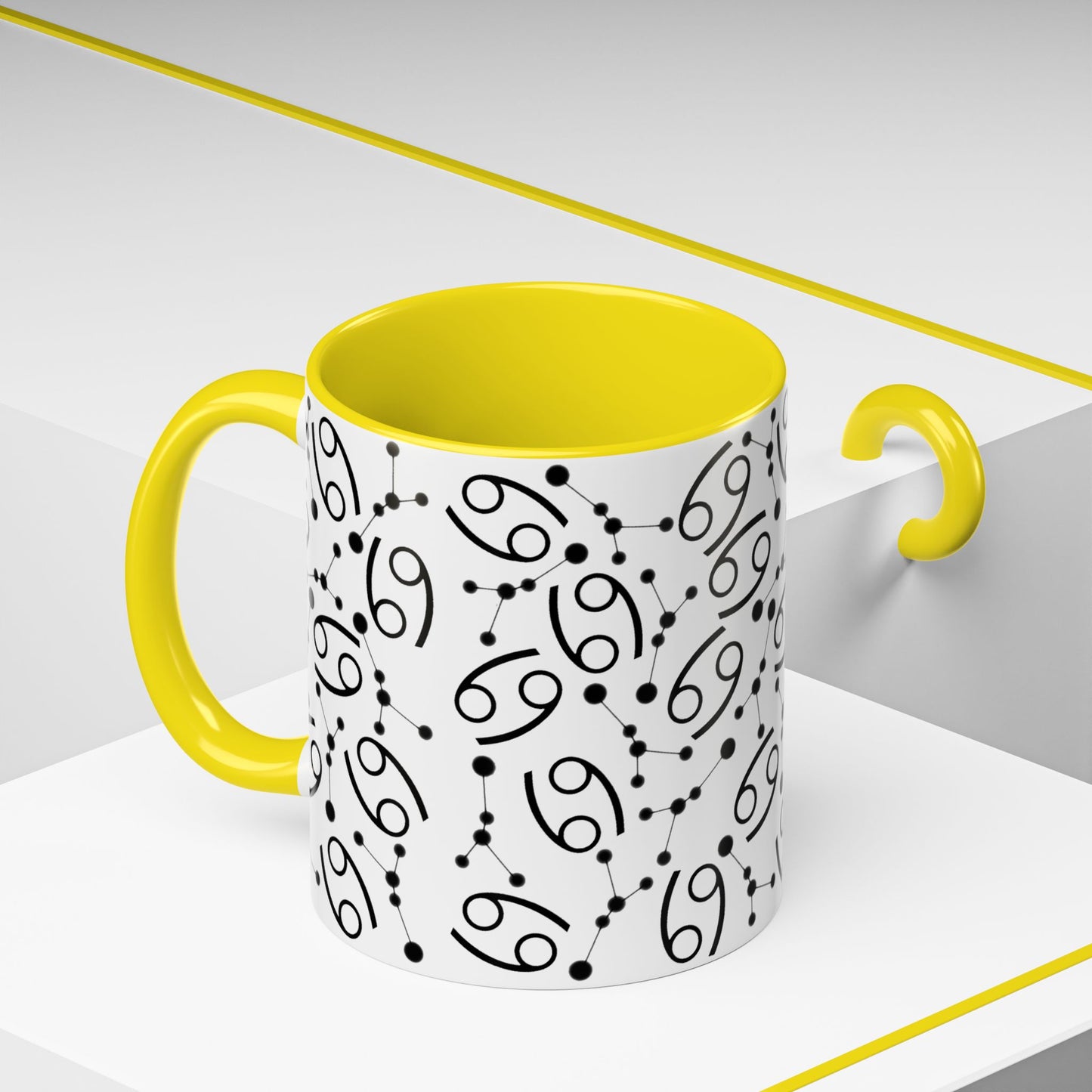 Accent Coffee Mug with the Cancer sign (11, 15oz)