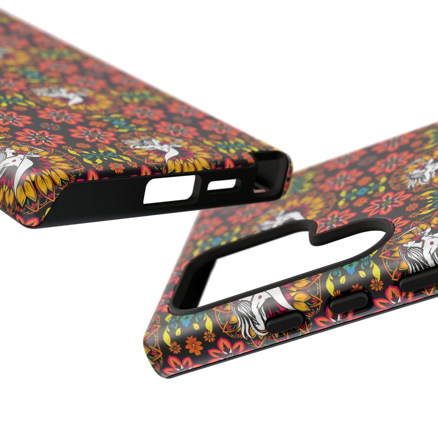 Tough Cases, Sagittarius, Zodiac v2, Flower Pattern