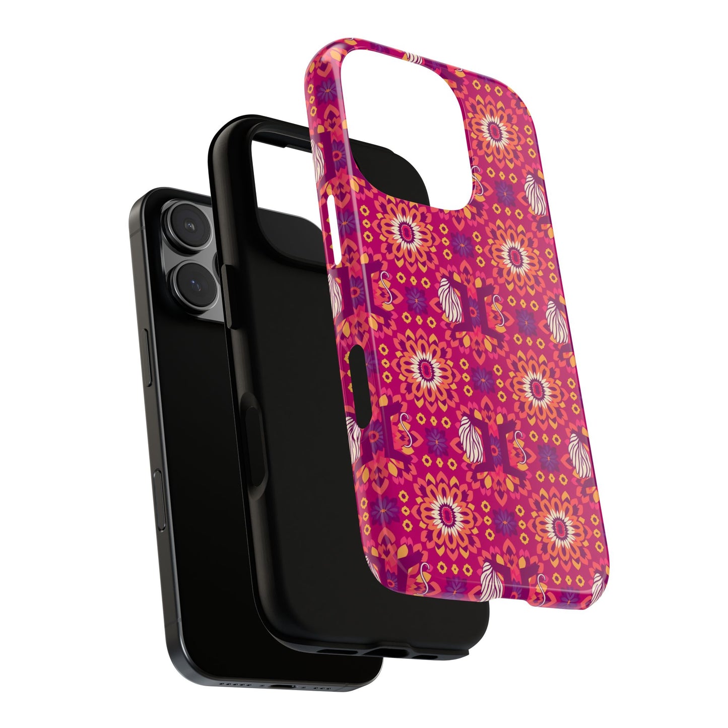 Tough Cases, Gemini, Zodiac v1, Flower Pattern