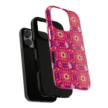 Tough Cases, Gemini, Zodiac v1, Flower Pattern
