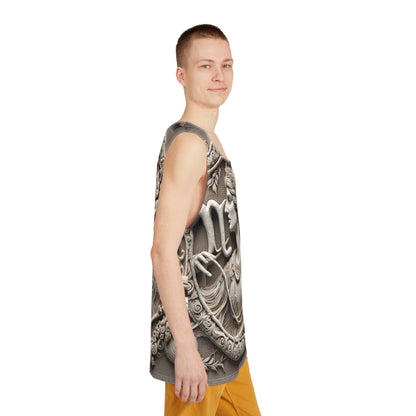 Men's Tank (AOP), Regular fit, Stone Virgo Zodiac Sign