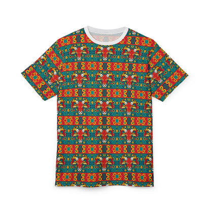 Unisex Cut & Sew T-Shirt, AOP, Taurus, Zodiac, Pattern